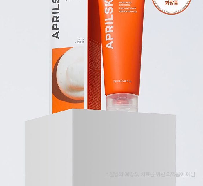 Aprilskin Real Carrotene Acne Foam Cleanser - 120ml