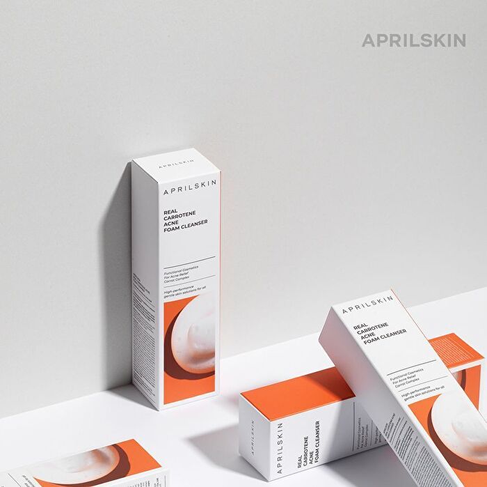 Aprilskin Real Carrotene Acne Foam Cleanser - 120ml