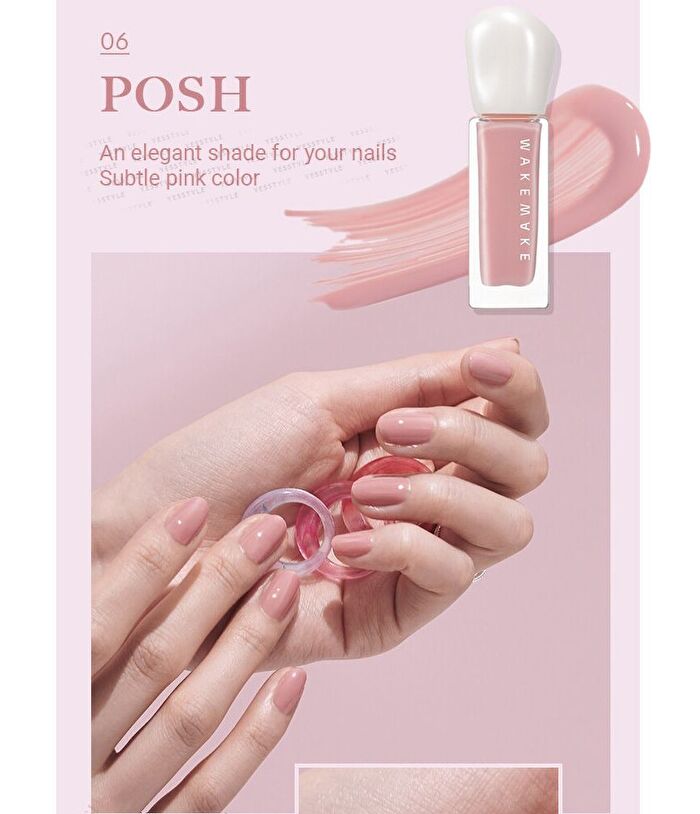 Wakemake Mood Wear Nail Color - 8 Colors - #01 Pure