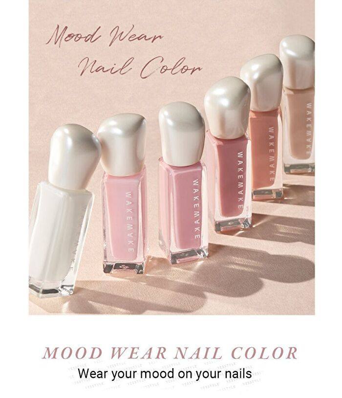 Wakemake Mood Wear Nail Color - 8 Colors - #01 Pure