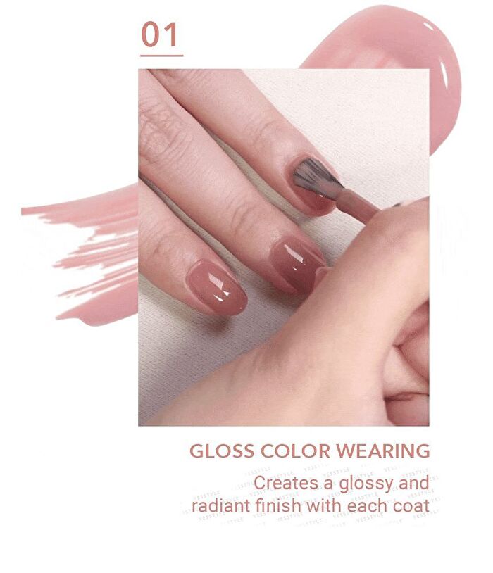 Wakemake Mood Wear Nail Color - 8 Colors - #01 Pure