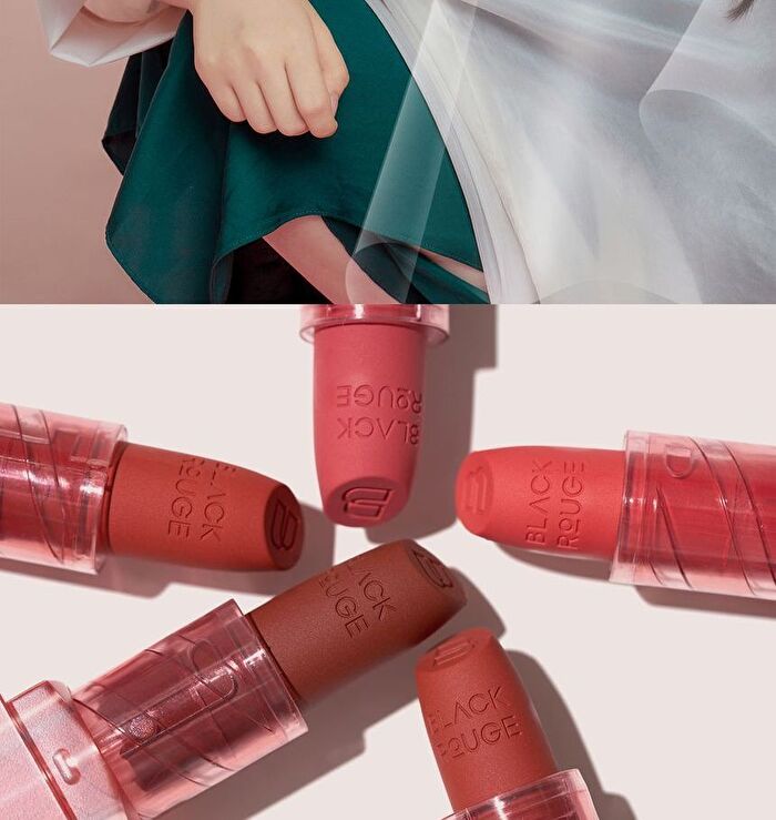 Black Rouge Wearable Velvet Lipstick - 5 Colors - #WL02 Fuchsia Rosy