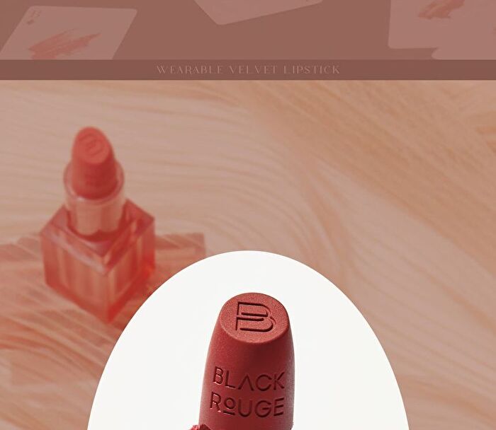 Black Rouge Wearable Velvet Lipstick - 5 Colors - #WL02 Fuchsia Rosy