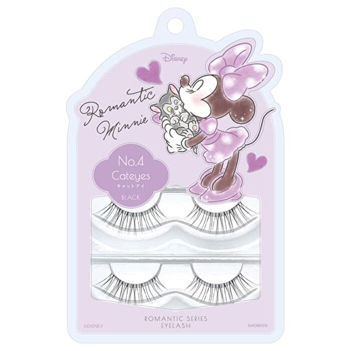 Shobido Disney Minnie Romantic Eyelash - 06 Rabbits Eyes Black - 2 pairs