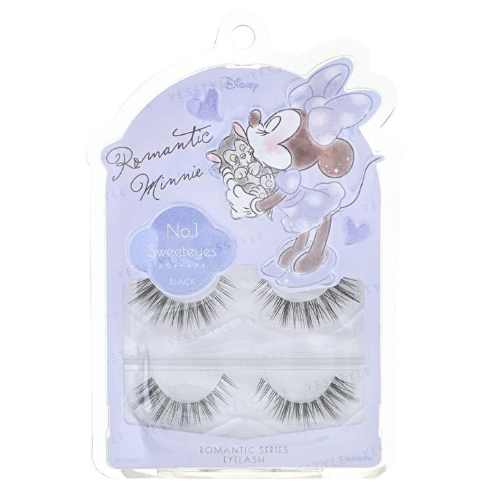 Shobido Disney Minnie Romantic Eyelash - 04 Cat Eyes Black - 2 pairs
