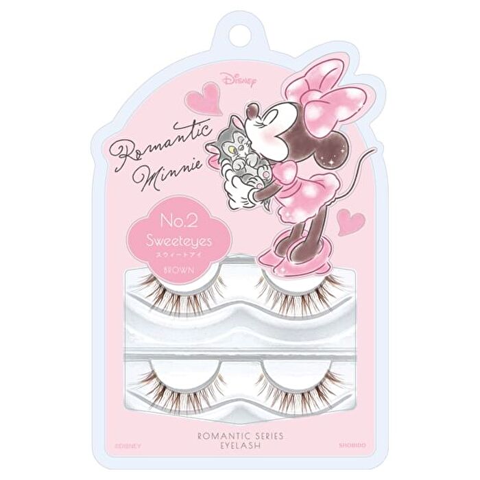 Shobido Disney Minnie Romantic Eyelash - 04 Cat Eyes Black - 2 pairs