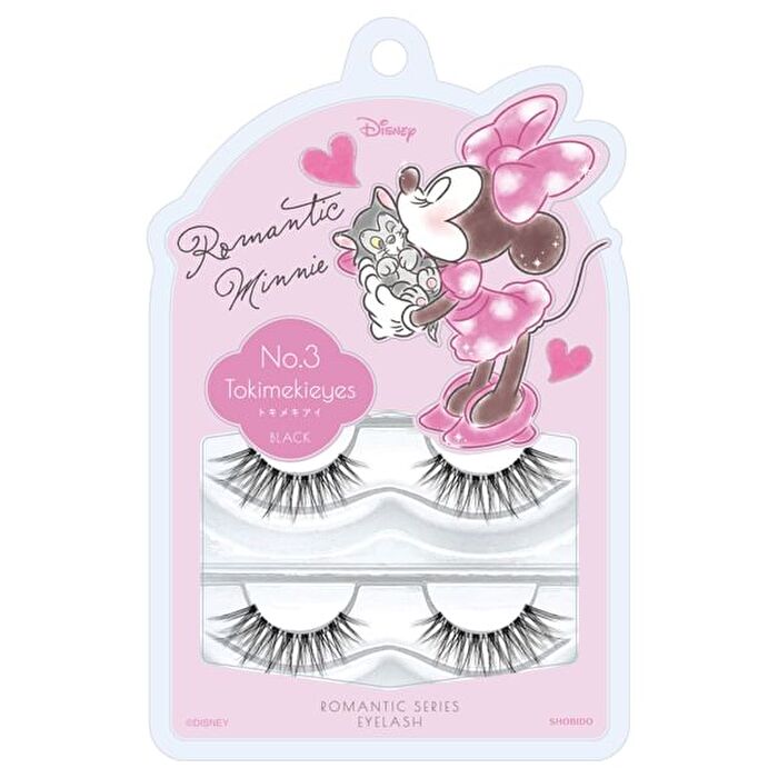 Shobido Disney Minnie Romantic Eyelash - 04 Cat Eyes Black - 2 pairs