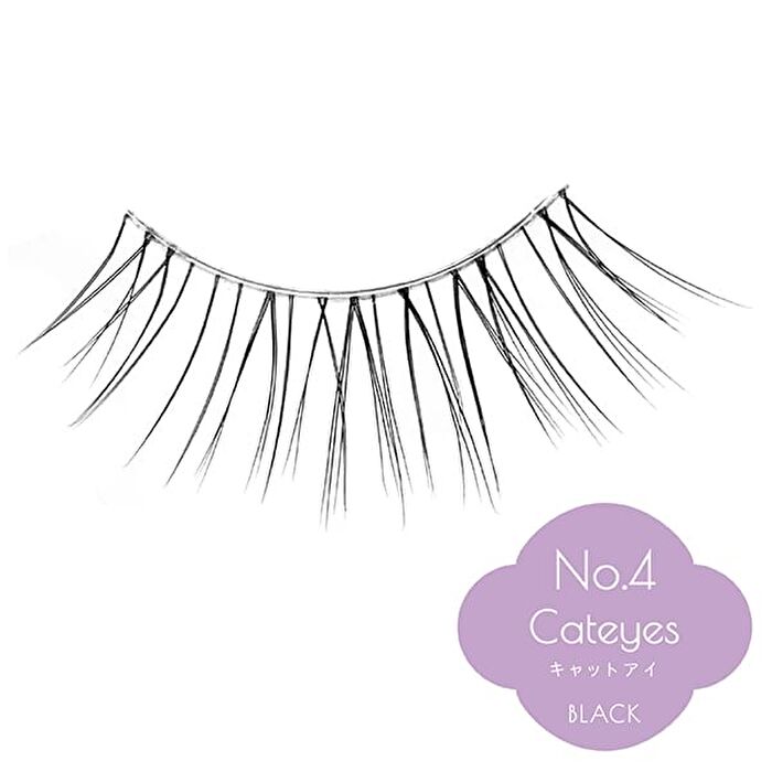 Shobido Disney Minnie Romantic Eyelash - 04 Cat Eyes Black - 2 pairs
