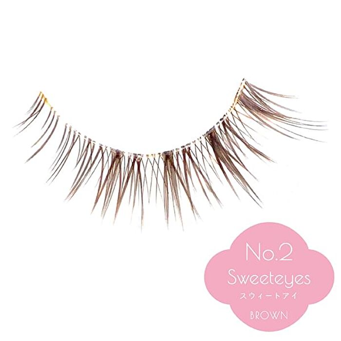 Shobido Disney Minnie Romantic Eyelash - 03 Tokimeki Eyes Black - 2 pairs