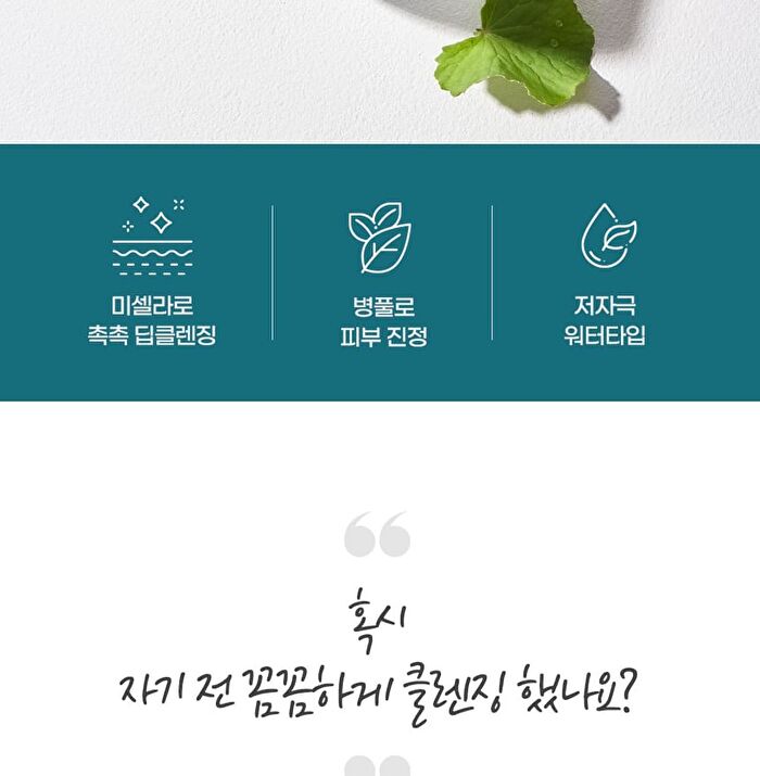 mixsoon Centella Cleansing Water - Renewed: 300ml