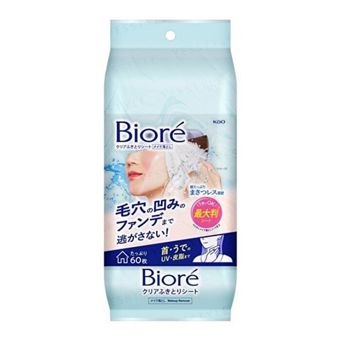 Biore Clear Wipe Sheet - 60 pcs