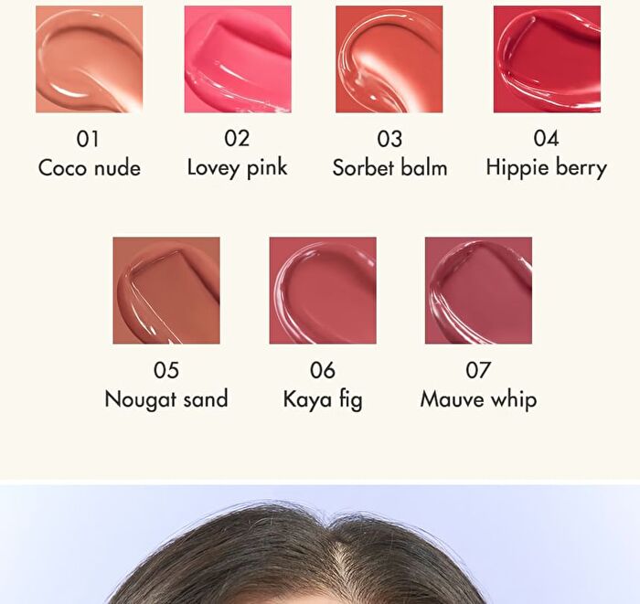 romand Glasting Melting Balm - 7 Colors - #07 Mauve Whip
