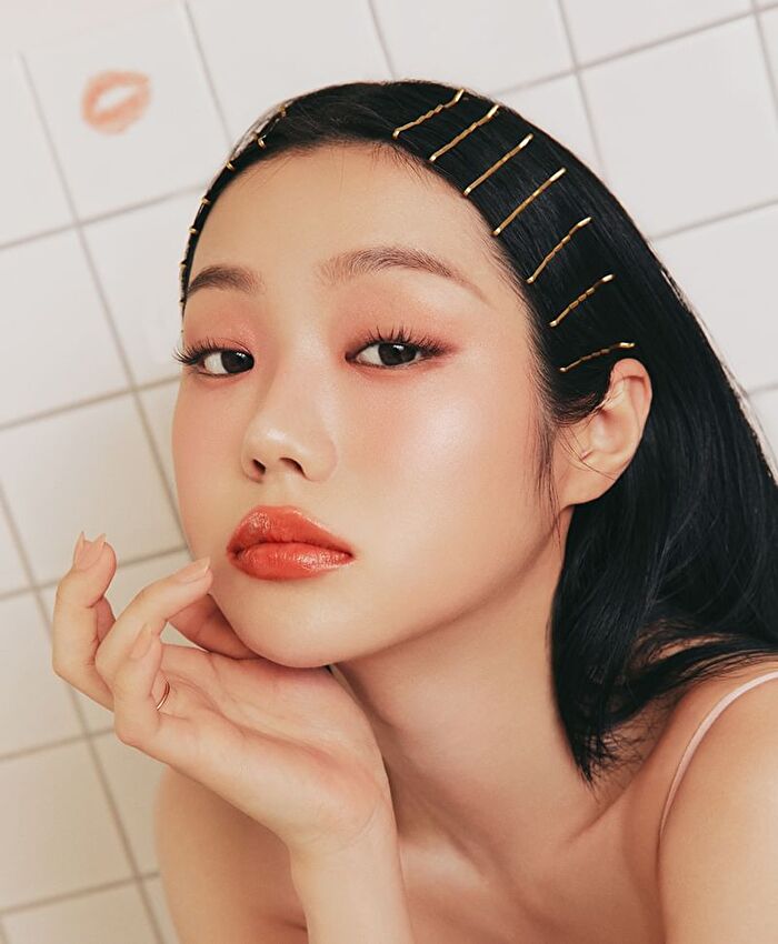 fmgt New Bold Sheer Glow Lipstick - 9 Colors - #02 Watery Orange