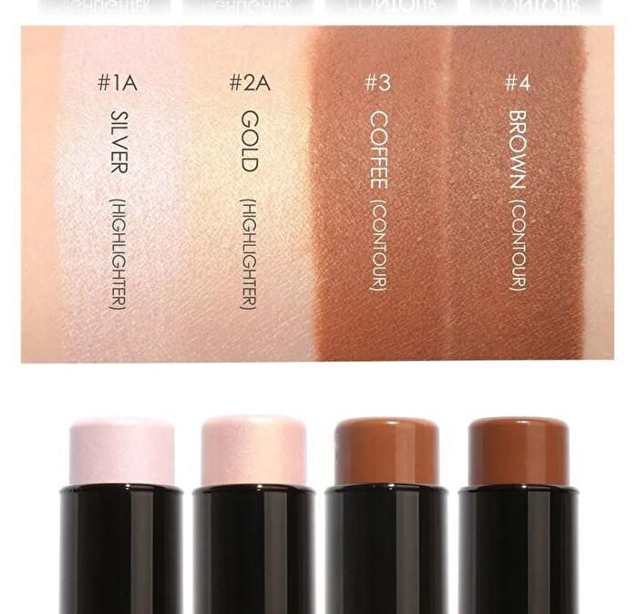 Focallure Highlighter & Contour - 4 Colors - #02 GOLD