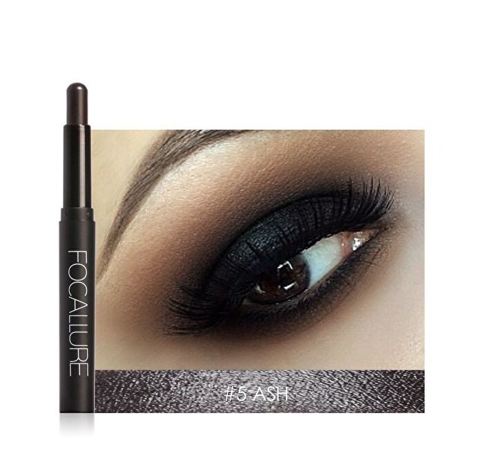 Focallure Shimmer Cream Eyeshadow Pencil - 12 Colors - #12 BROWN SPARK