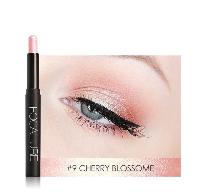 Focallure Shimmer Cream Eyeshadow Pencil - 12 Colors - #9 CHERRY BLOSSSM