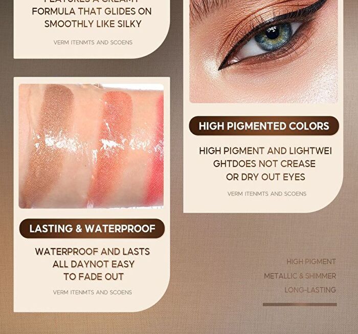 Focallure Shimmer Cream Eyeshadow Pencil - 12 Colors - #1 FROST