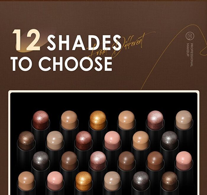Shimmer Cream Eyeshadow Pencil - 12 Colors - #3 MARS