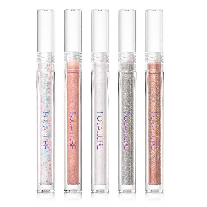 GLITTERING Liquid Eyeshadow - 7 Colors - #S01 GRAY LILY