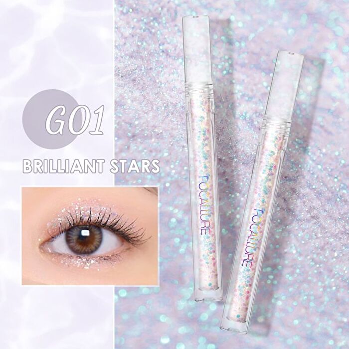 GLITTERING Liquid Eyeshadow - 7 Colors - #G02 ROSE GOLD DIAMONDZ