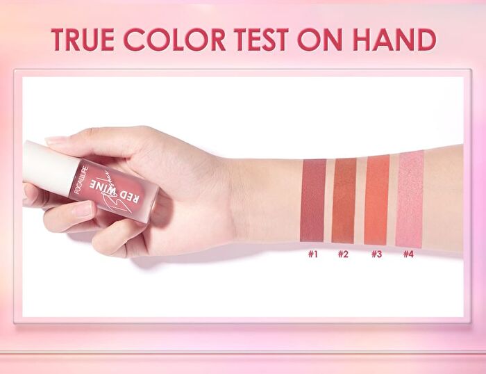 Focallure HANGOVER Red Wine Blusher - 4 Colors - #3 BORDEAUX