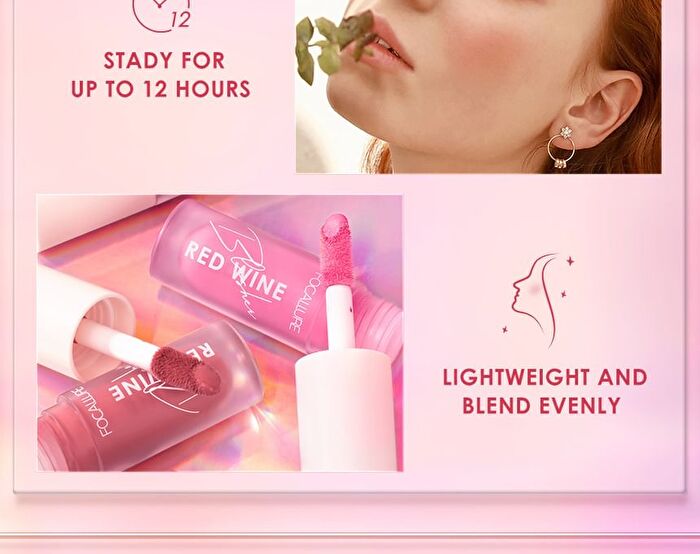 Focallure HANGOVER Red Wine Blusher - 4 Colors - #2 SHERRY