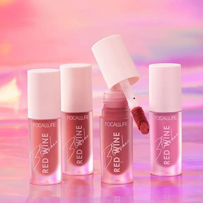 Focallure HANGOVER Red Wine Blusher - 4 Colors - #2 SHERRY