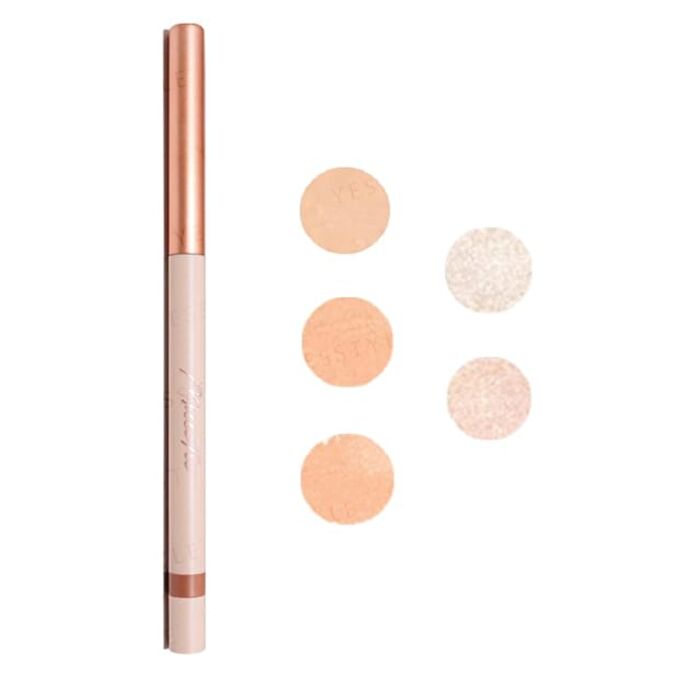Tears Eye Bag Pencil & Liquid Liner - 041 Shine Moon Silver