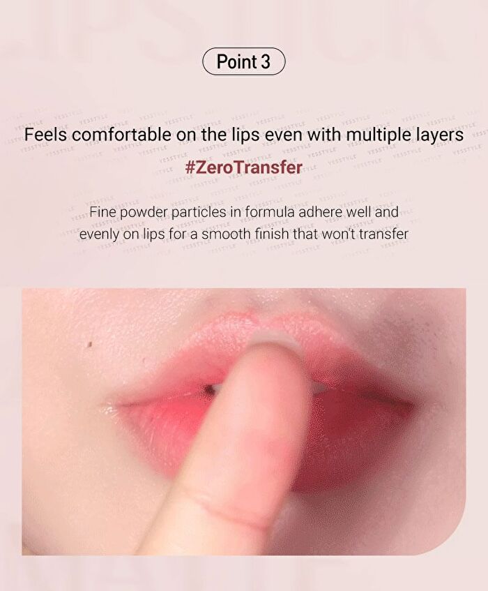 Mqny Powder Matte Lipstick - 6 Colors - #03 Mauve Sauna