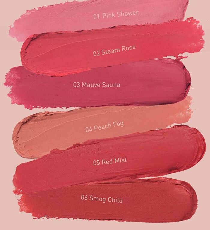 Mqny Powder Matte Lipstick - 6 Colors - #03 Mauve Sauna