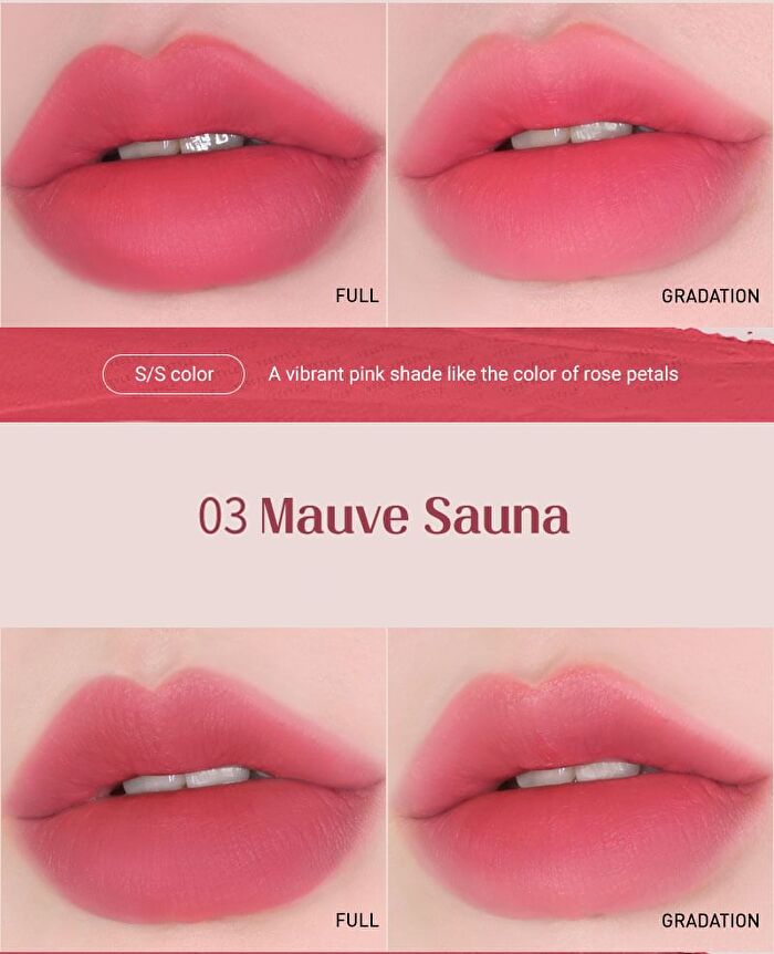 Mqny Powder Matte Lipstick - 6 Colors - #03 Mauve Sauna