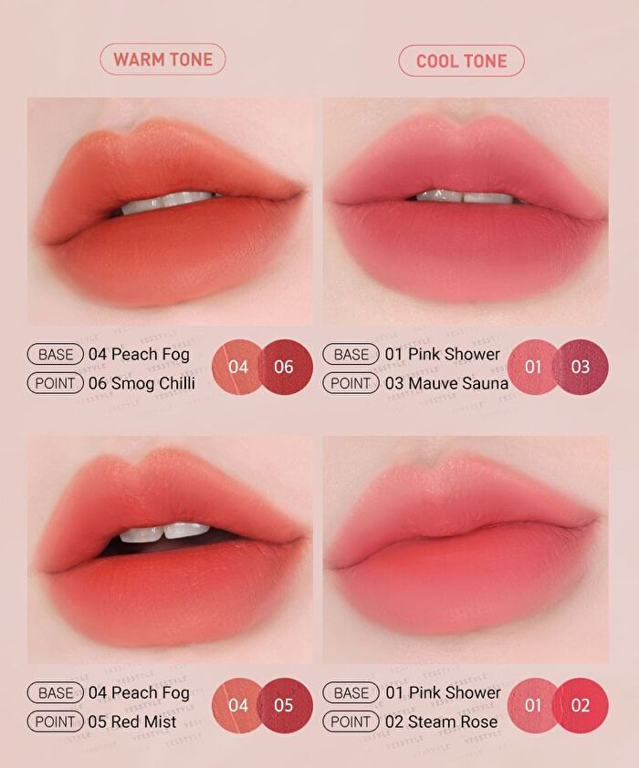 Mqny Powder Matte Lipstick - 6 Colors - #05 Red Mist