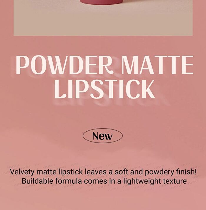 Mqny Powder Matte Lipstick - 6 Colors - #05 Red Mist