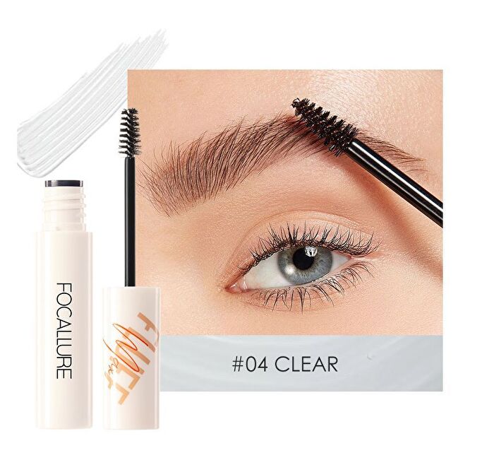 Focallure FLUFFMAX Brow Mascara/Brow Gel - 4 Colors - #1 NATRUAL GREY