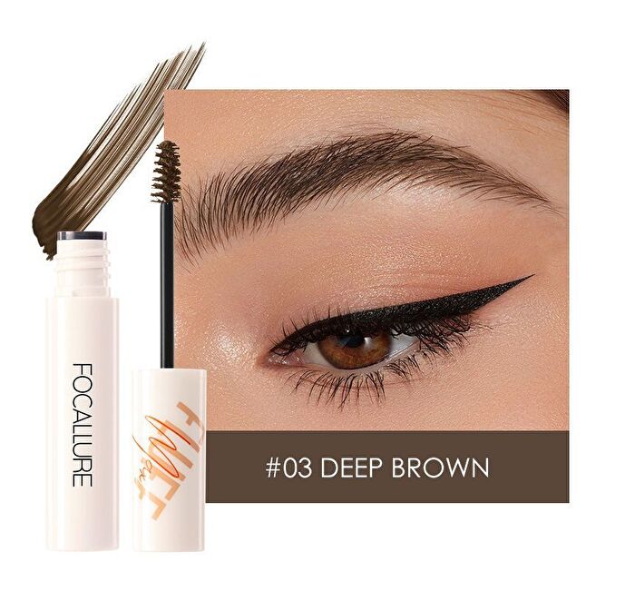 Focallure FLUFFMAX Brow Mascara/Brow Gel - 4 Colors - #4 CLEAR
