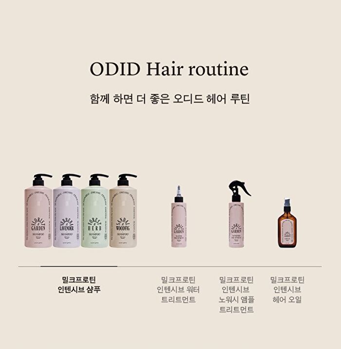 Milk Protein Intensive Shampoo - 4 Types - Forest Herb