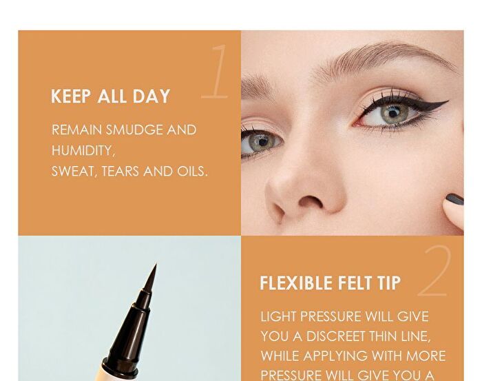Focallure Superfine Liquid Eyeliner Pen - # BLACK