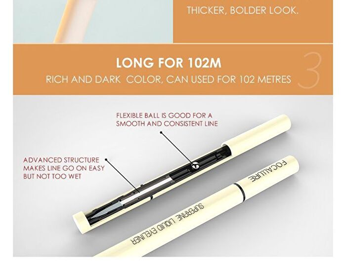 Focallure Superfine Liquid Eyeliner Pen - # BLACK