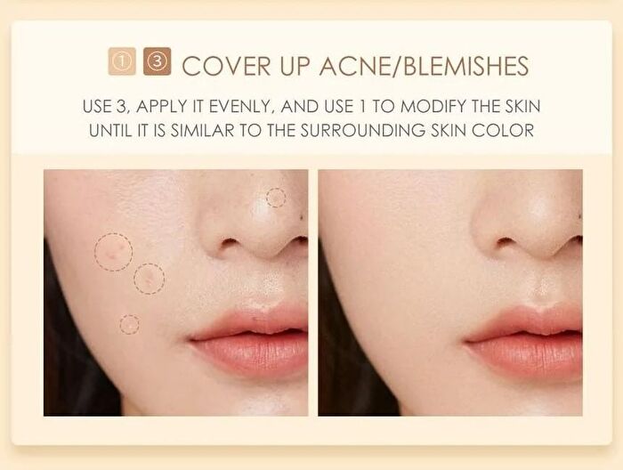 Focallure Color Correcting Concealer Palette - #1 - 4.3g
