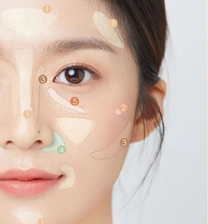 Focallure Color Correcting Concealer Palette - #1 - 4.3g
