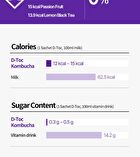 Green Monster D-Toc Kombucha - 6 Types - Honey Grapefruit