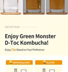 Green Monster D-Toc Kombucha - 6 Types - Honey Grapefruit