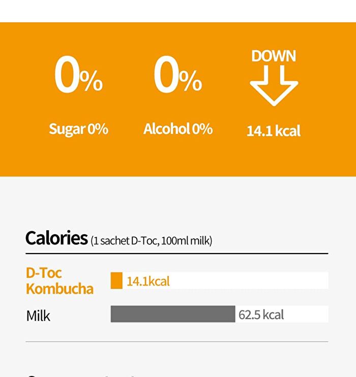 Green Monster D-Toc Kombucha - 6 Types - Lemon Black Tea