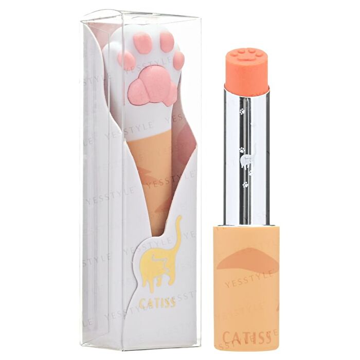 Ginger Cat Paw Lip Balm Honey Flavor & Natural Orange - 3g