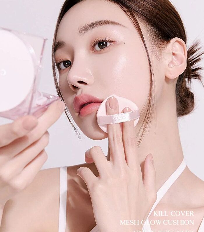 Kill Cover Mesh Glow Cushion Set - 3 Colors - #02 Lingerie