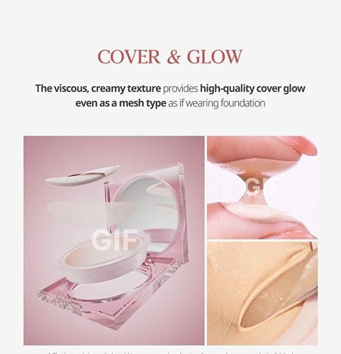 Kill Cover Mesh Glow Cushion Set - 3 Colors - #02 Lingerie