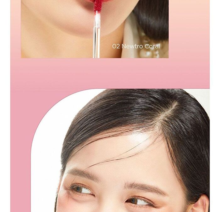 Lip Silhouette Gloss Tint - 8 Colors - #02 Newtro Coral