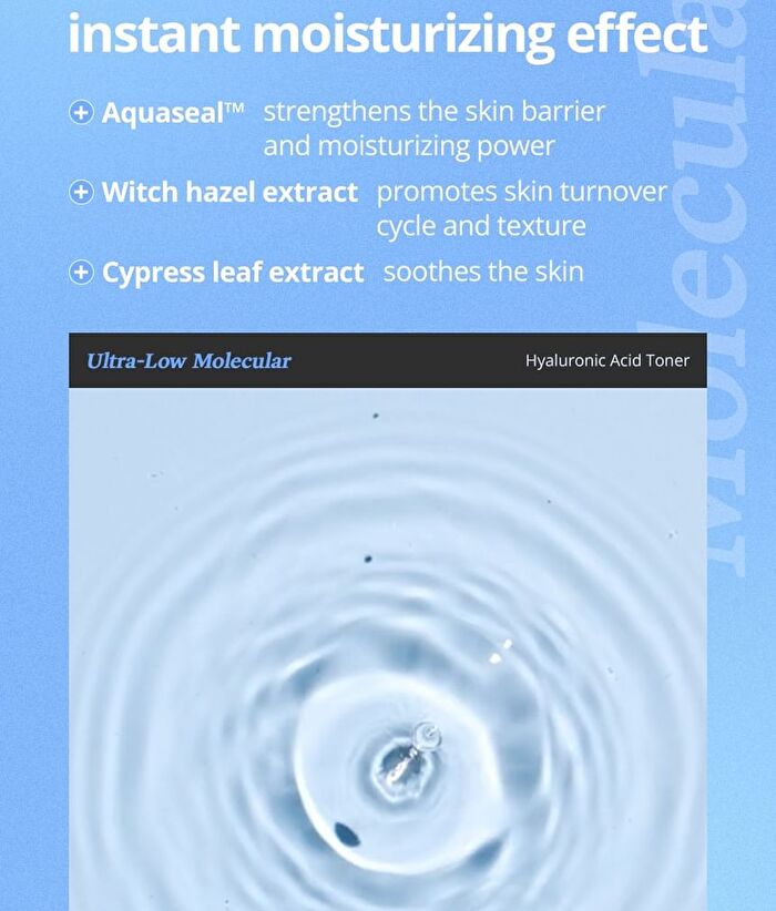 Ultra-Low Molecular Hyaluronic Acid Toner - 300ml