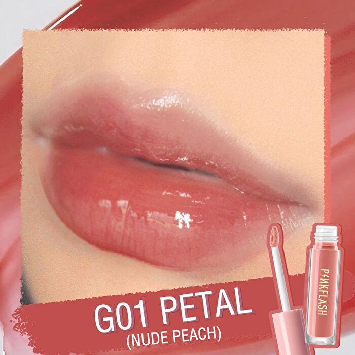 Pinkflash Lasting Glossy Lipgloss - 11 Colors - #G02 SHELTER