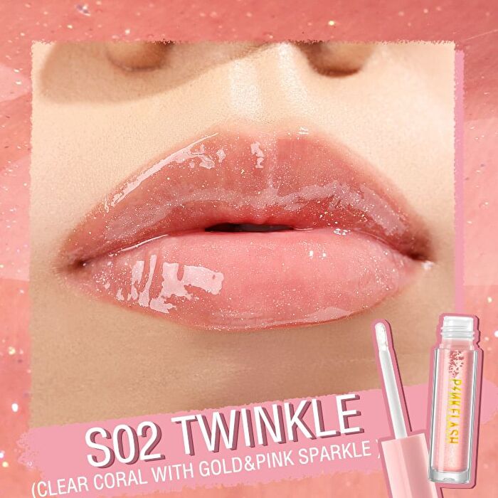 Pinkflash Lasting Glossy Lipgloss - 11 Colors - #G05 STEPPIN